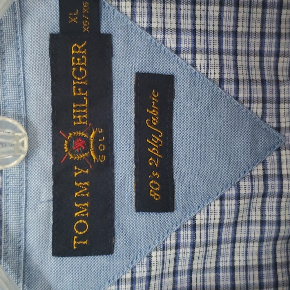 Tommy Hilfiger plaid short sleeve shirt - Picture 2 of 7